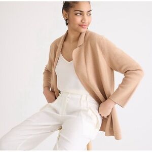 J Crew Merino Wool Jacket Open Cardigan